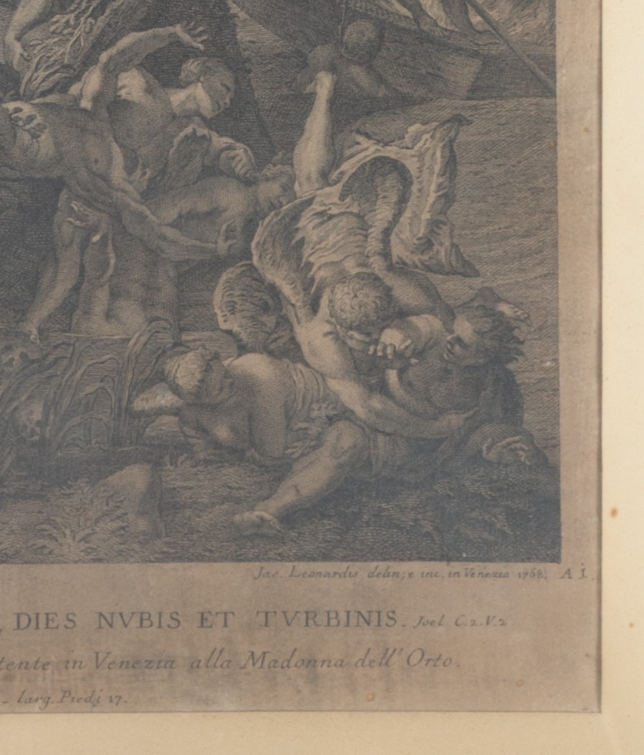 Jacopo Leonardis, Coppia di incisioni “Il giorno del giudizio” e “Il vitello d’oro” (1768 circa)