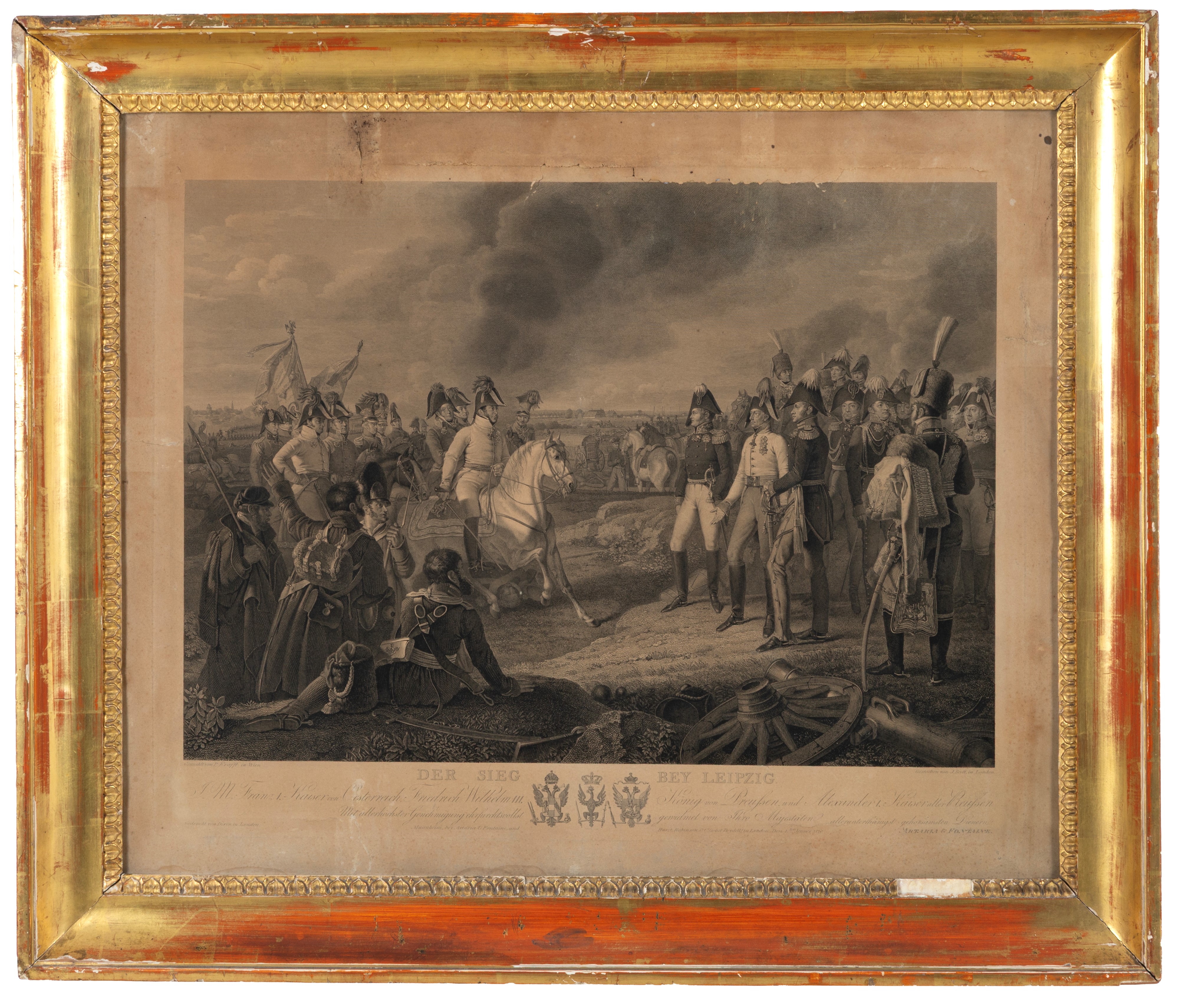 Johann Peter Krafft, John Singleton Copley - Coppia di incisioni “Battaglie”