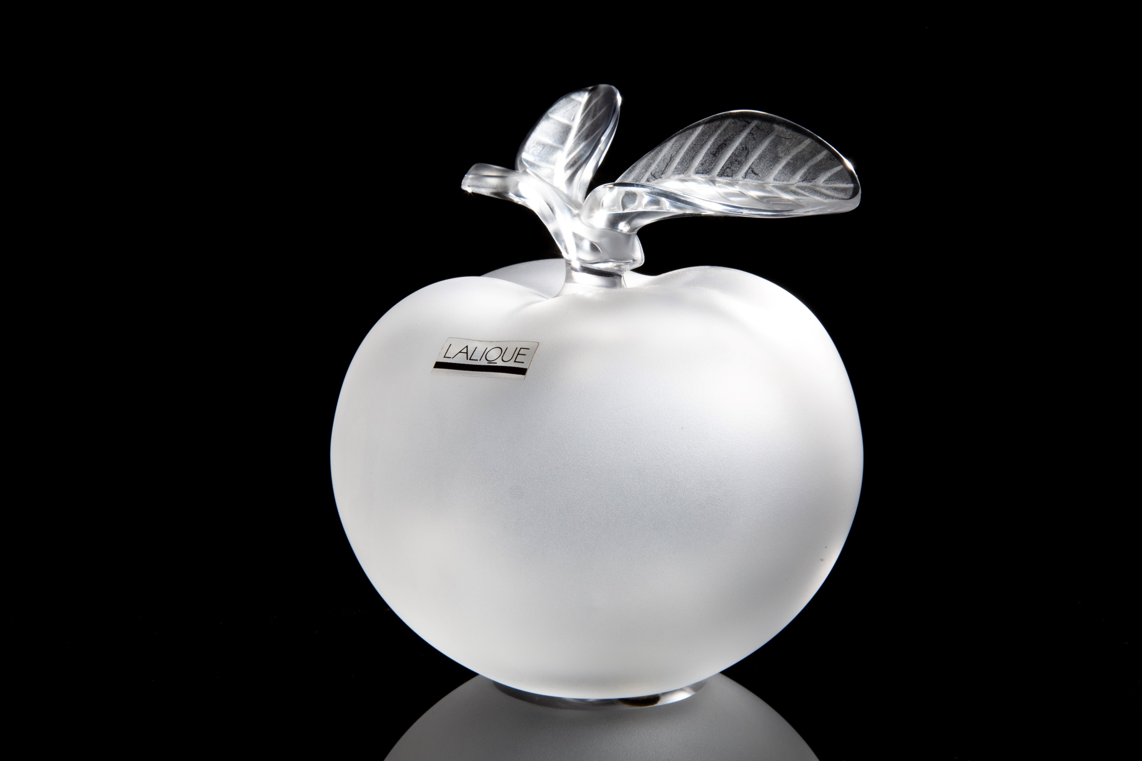 Lalique, Portaprofumo “Grande Pomme” in cristallo