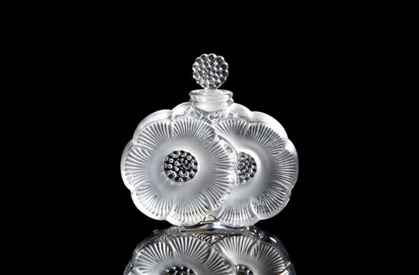 Deux Fleurs perfume holder. LALIQUE
