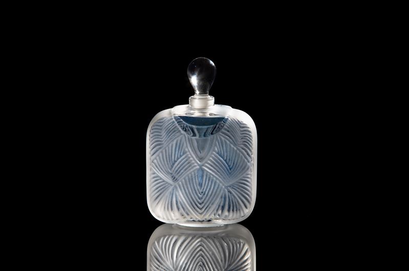 Marie-claude Lalique - Portaprofumo Hittite in cristallo, con tappo a goccia