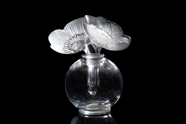 Deux Anemones perfume holder. LALIQUE