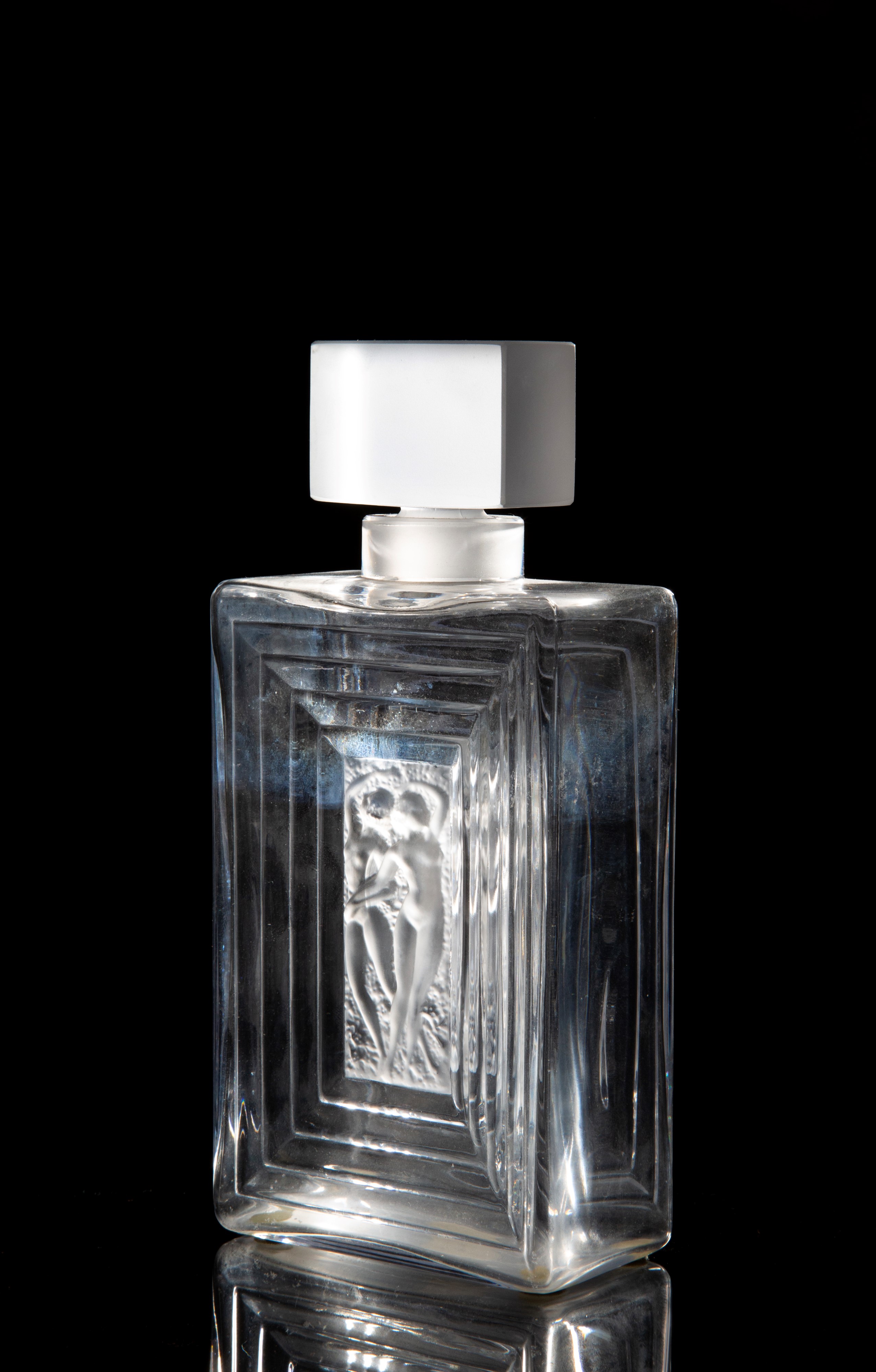 Lalique, Portaprofumo Duncan No. 3 in cristallo