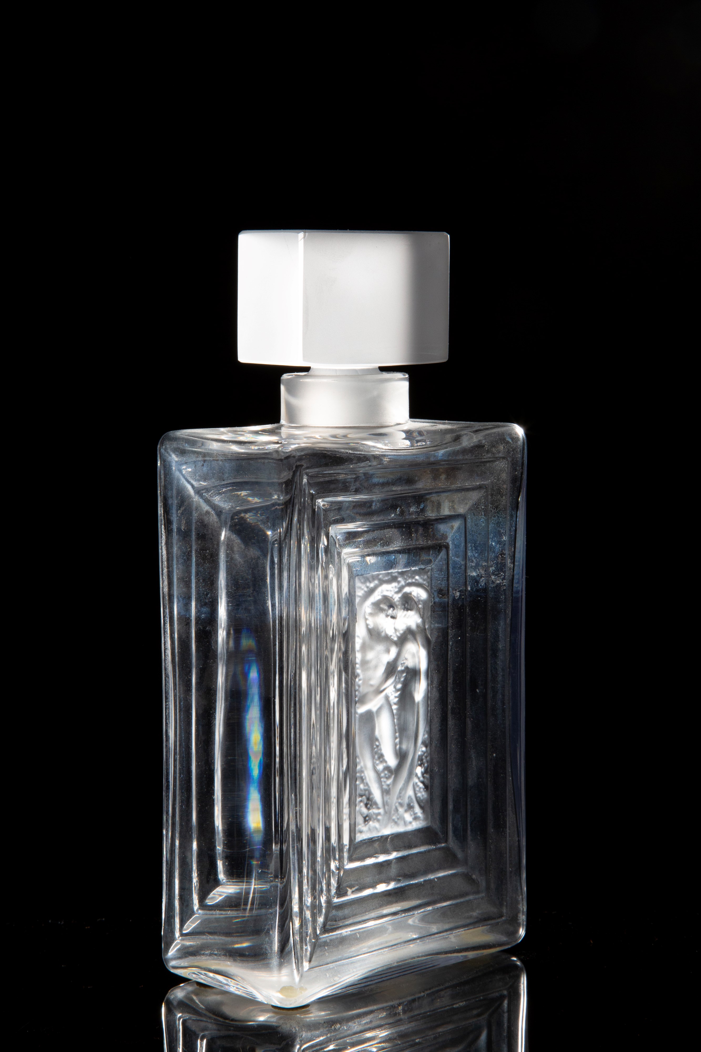 Lalique, Portaprofumo Duncan No. 3 in cristallo