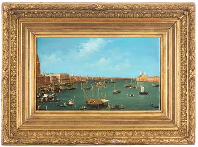 Dipinto, Bacino di San Marco con Isola di San Giorgio, olio su tela