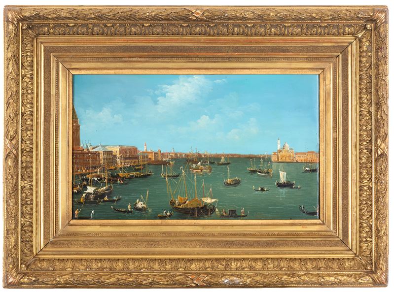 Dipinto, Bacino di San Marco con Isola di San Giorgio, olio su tela