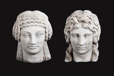 Sculture, Volti greci, sculture in pietra (XX secolo)