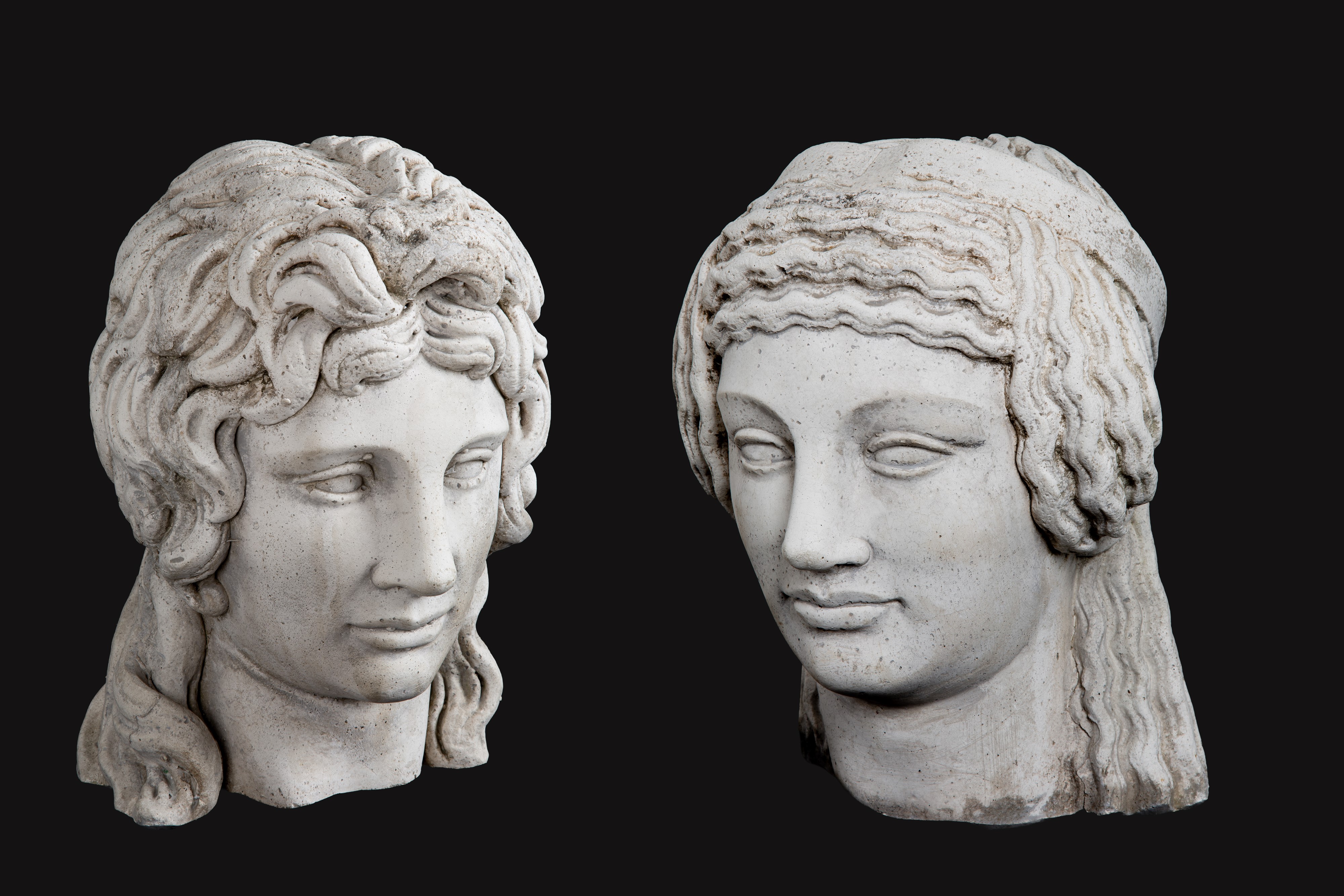 Sculture, Volti greci, sculture in pietra (XX secolo)