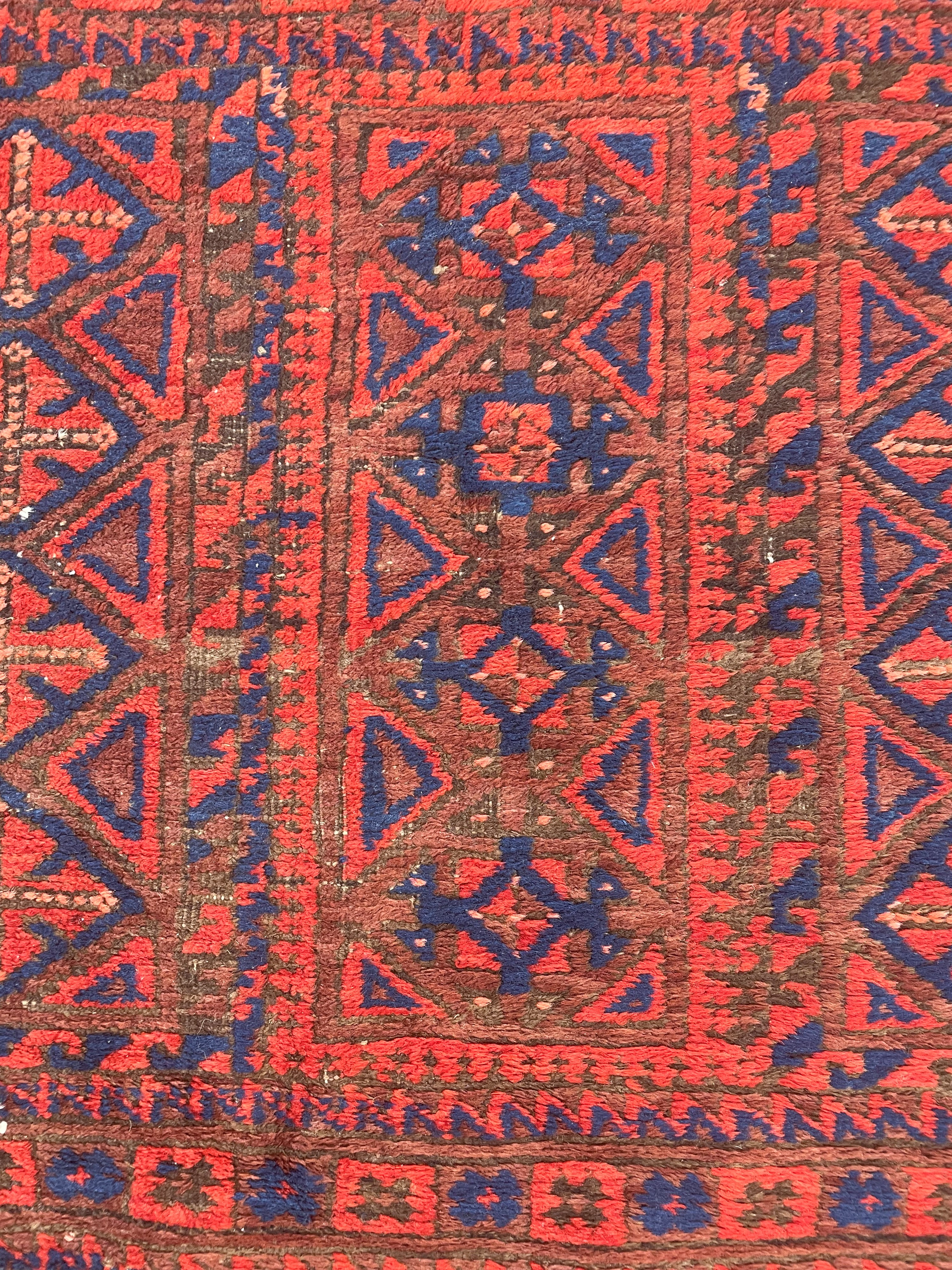 Tappeto Baluch (Persia), campo in vello, fine XIX secolo