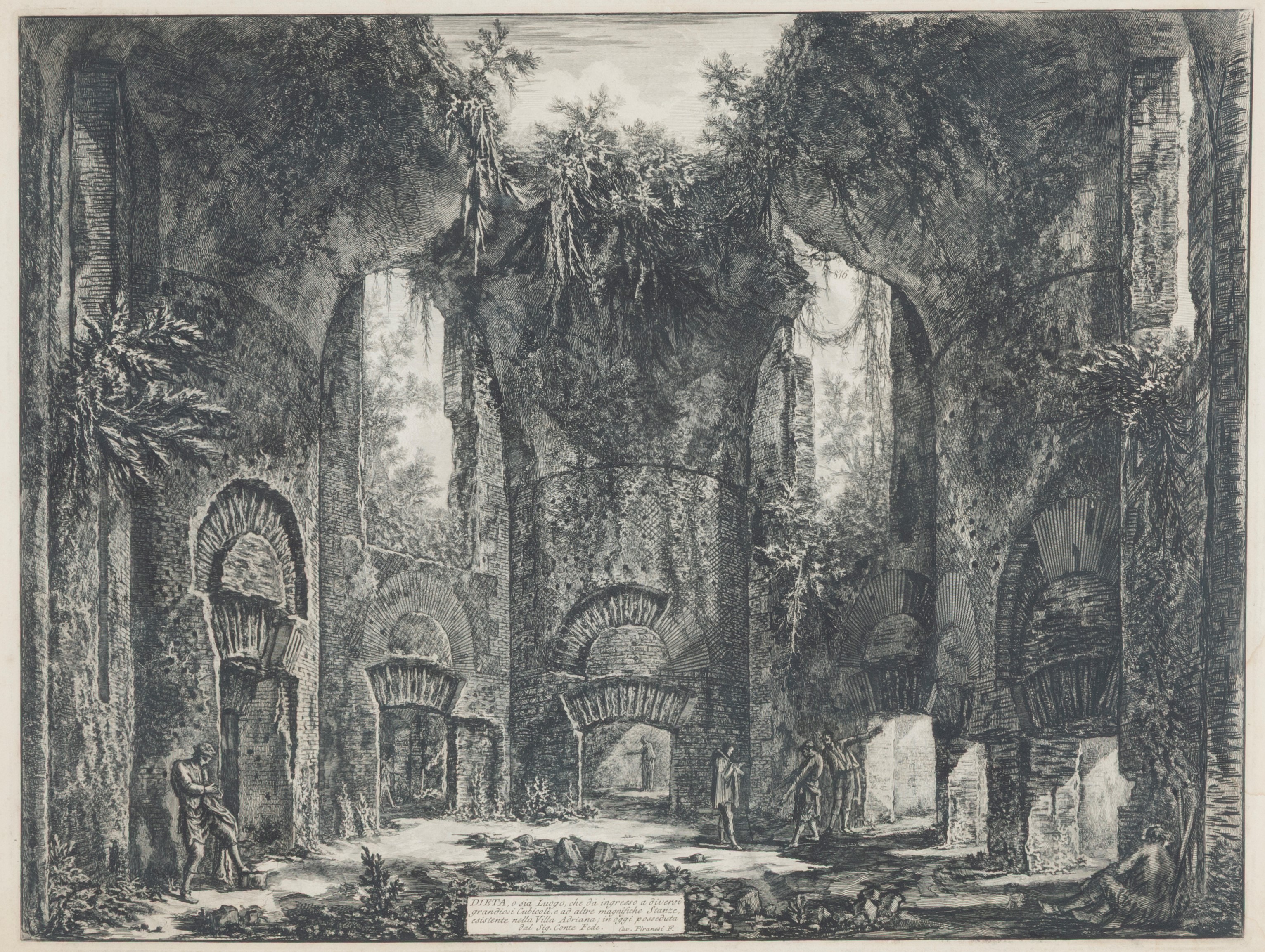 Giovanni Battista Piranesi - Dieta, o sia luogo che da ingresso a diversi grandiosi cubicoli (inc...