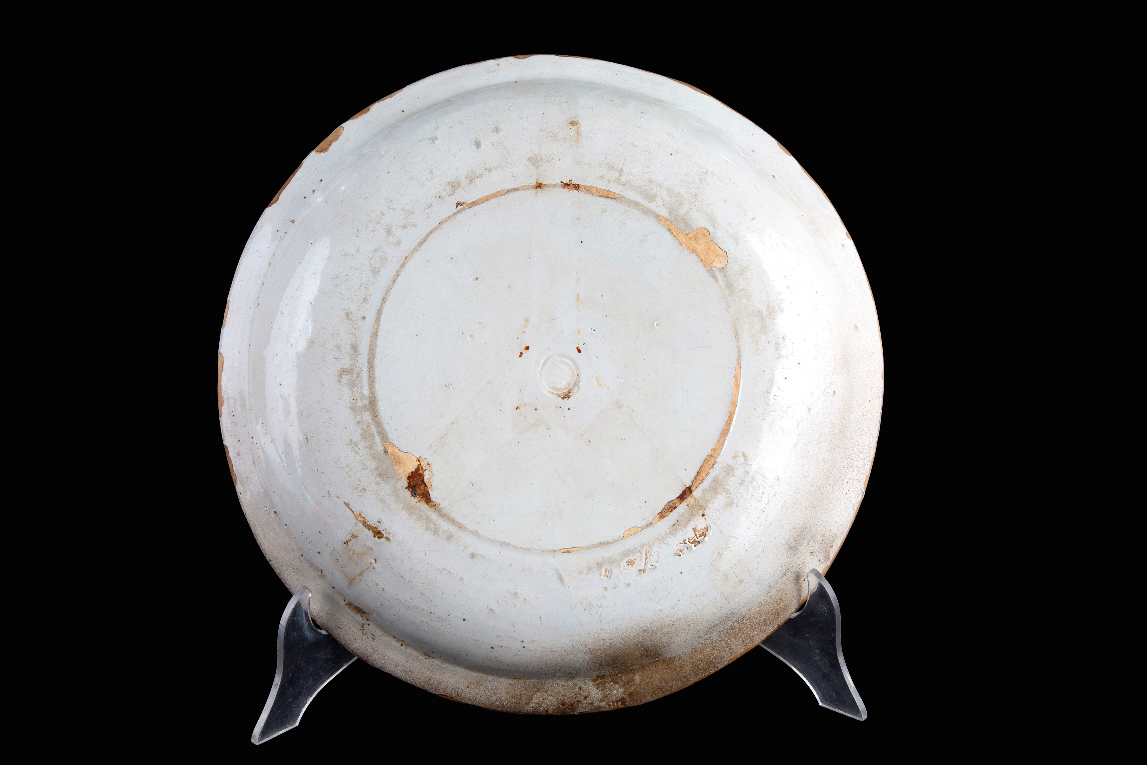 Piatto, maiolica dipinta, XVII secolo
