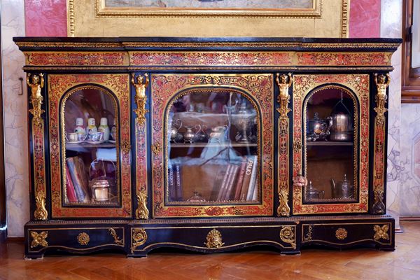 Boulle-type sideboard