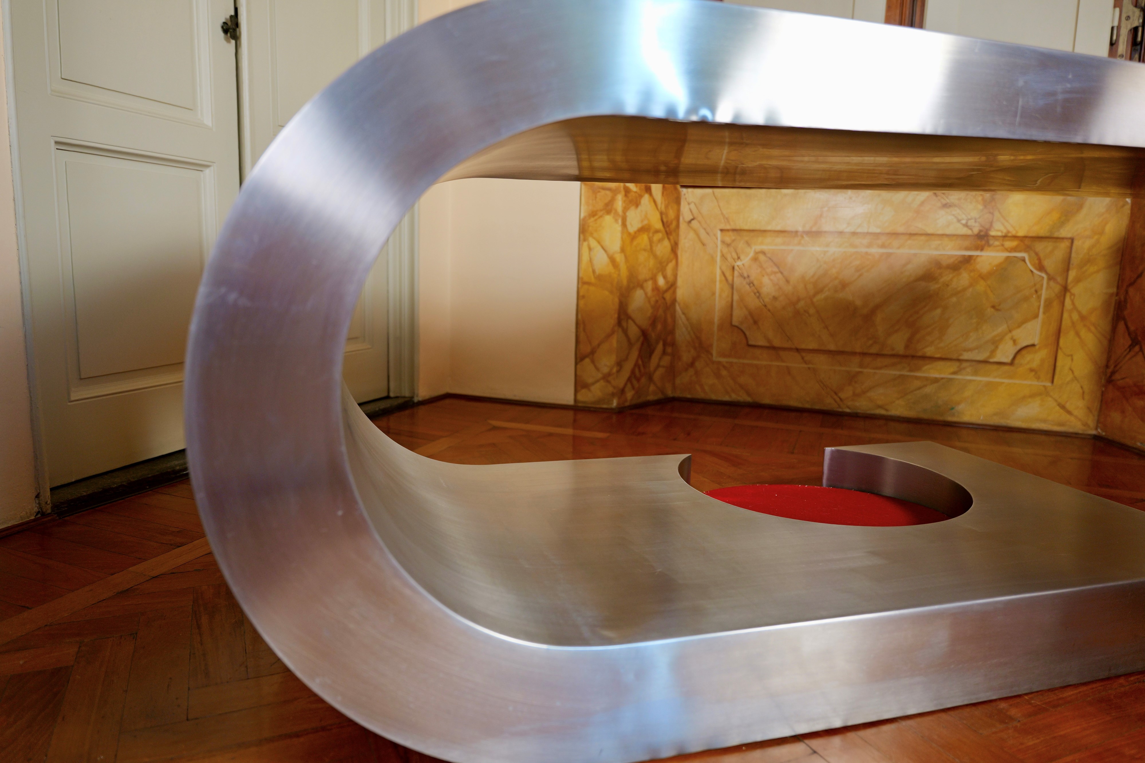 Marzio Cecchi - Scrivania Diapason per Studio MOST, primo prototipo (1965 circa)