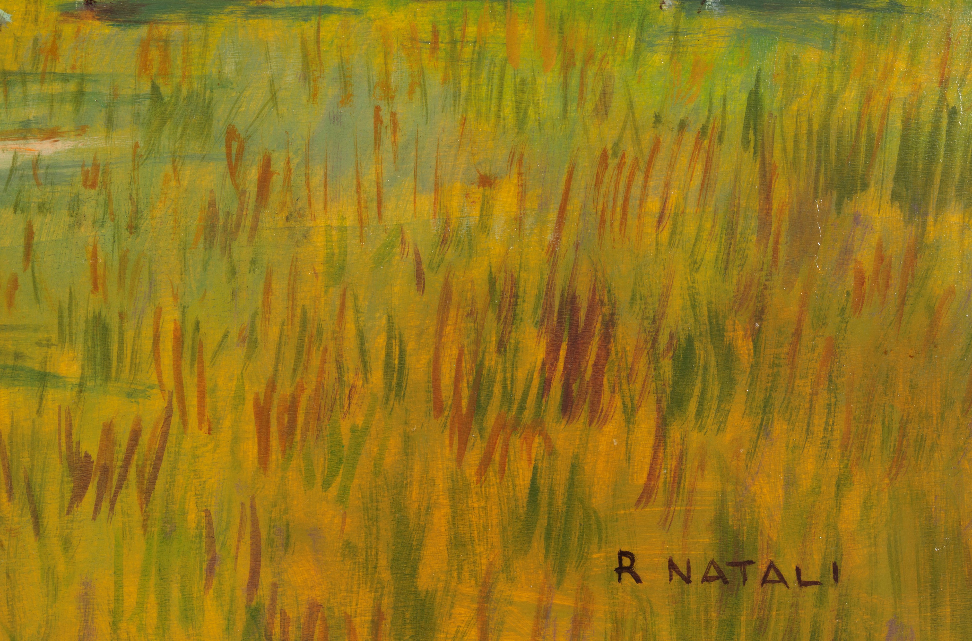 Renato Natali - Dipinto "caccia alla Volpe"