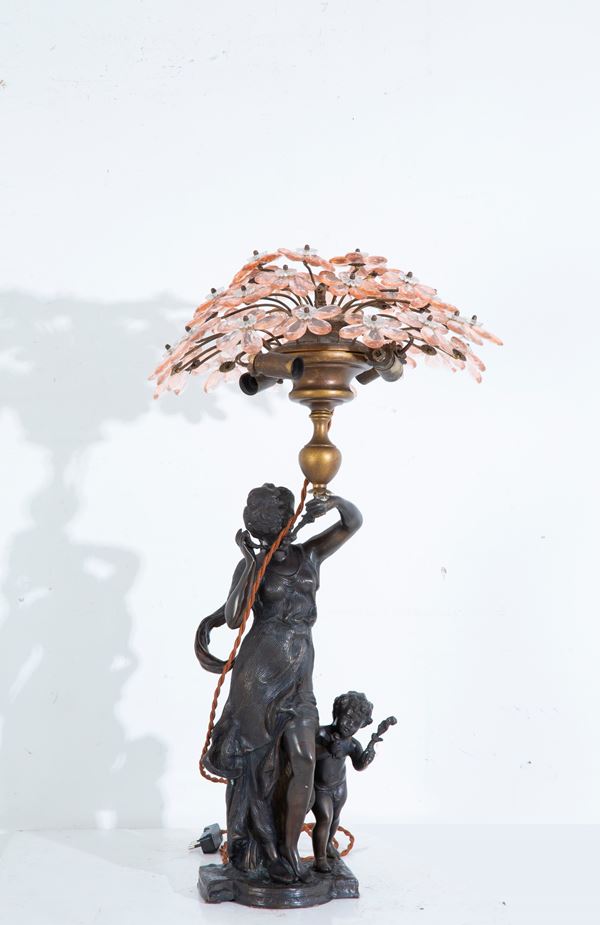 Lamp with intervention by MARZIO CECCHI