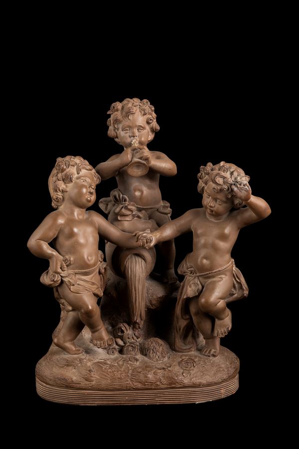 Terracotta sculptural group