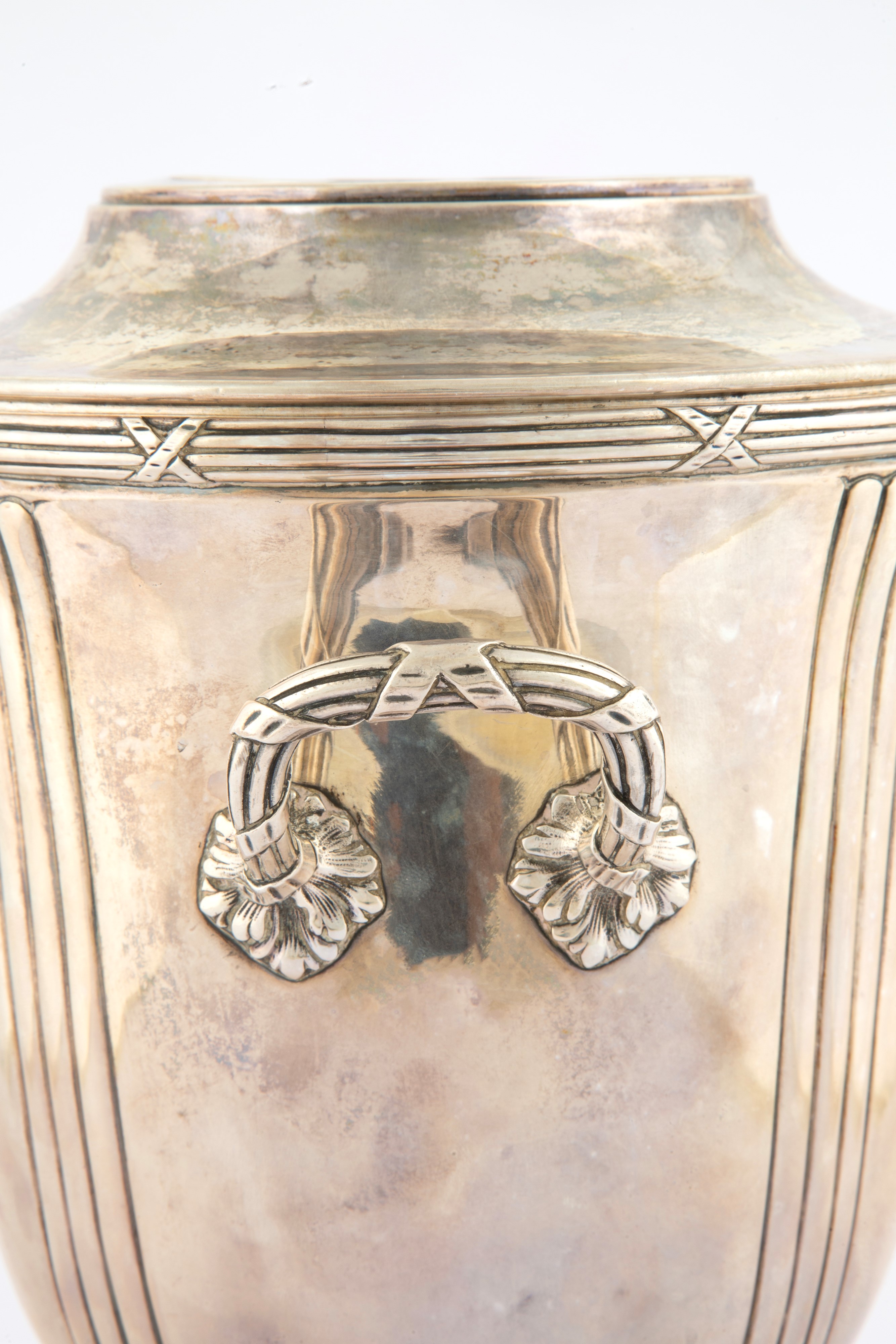 Porta champagne in argento con punzoni dello Stato Pontificio (XIX secolo)