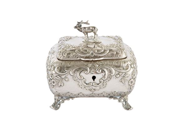 Silver jewelry box