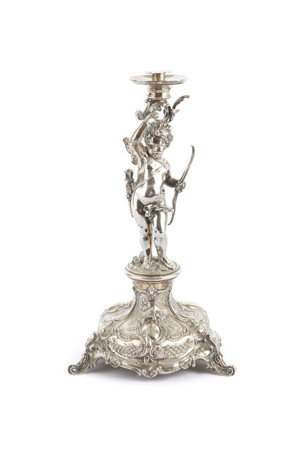 Silver centerpiece base