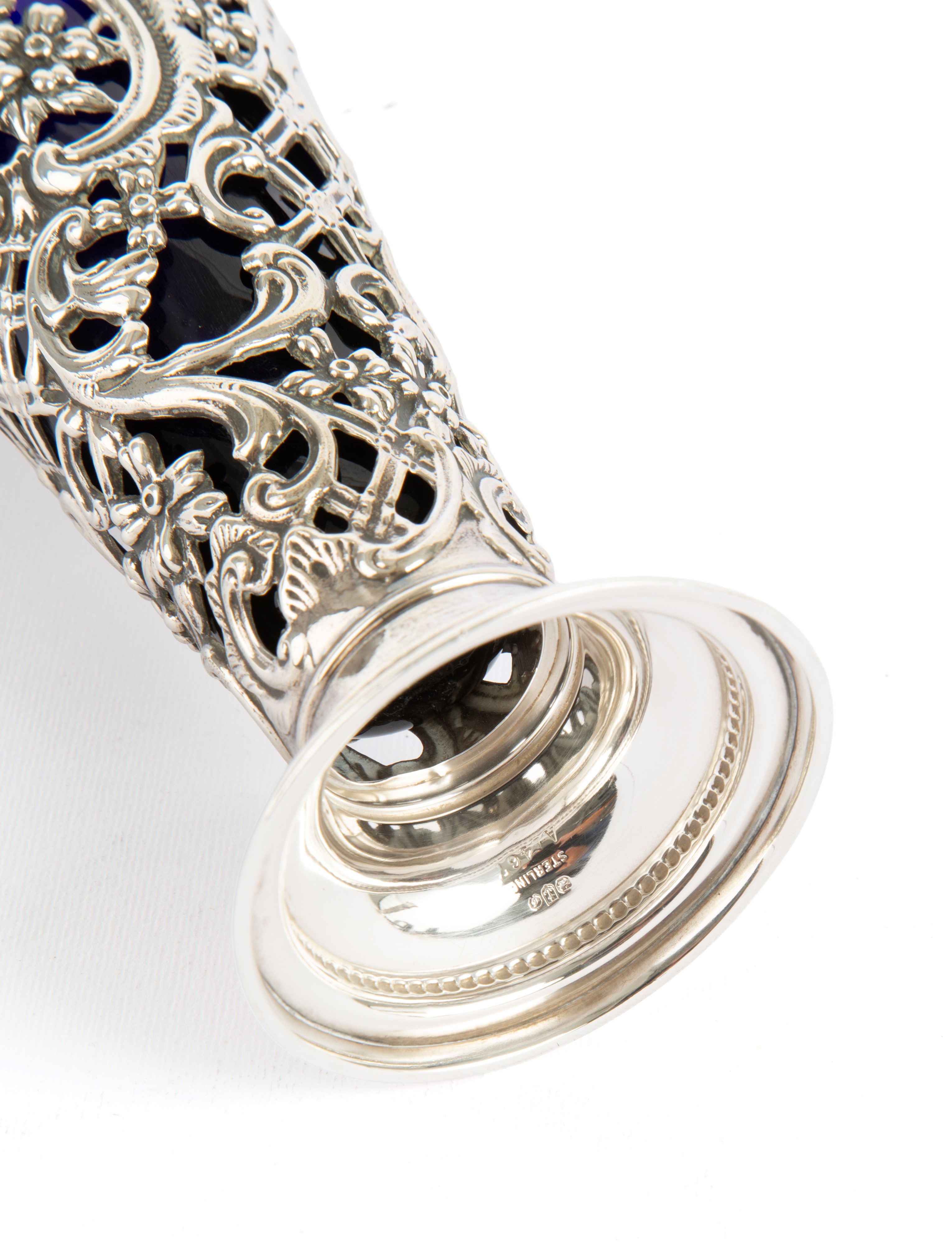 Coppia di Portafiori in Argento