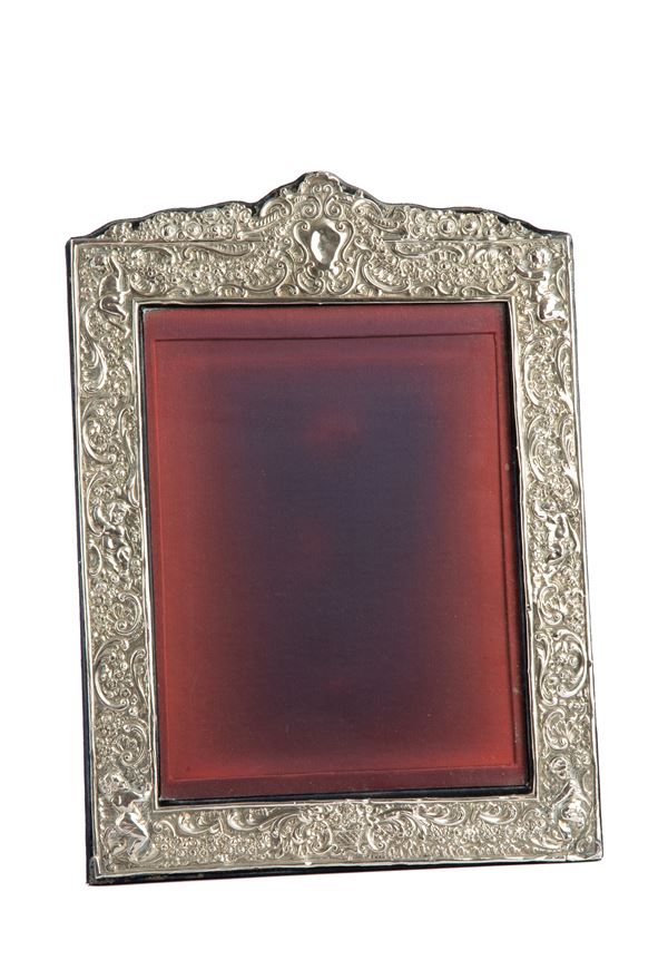 Silver photo frame