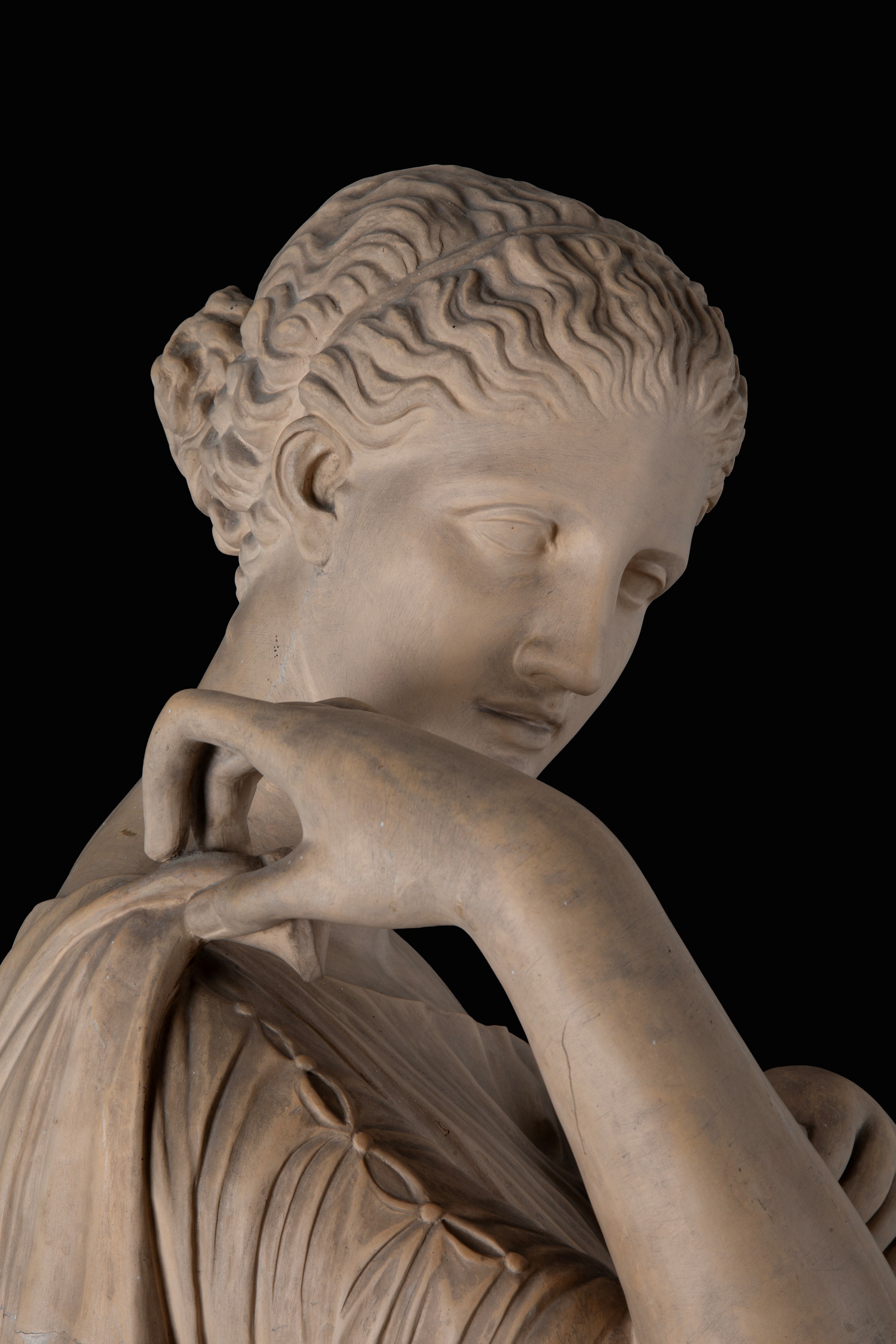 Scultura in terracotta, Artemide, fine XIX secolo