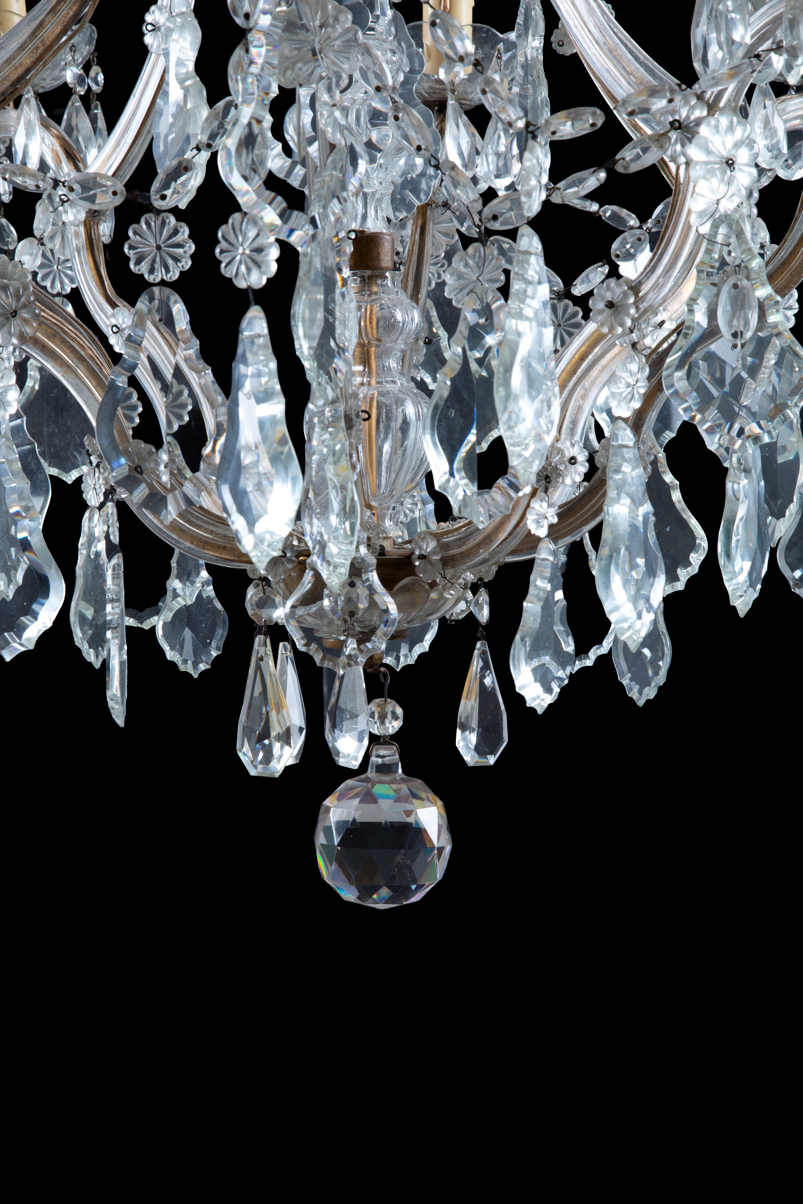 Lampadario a nove luci, modello Maria Teresa