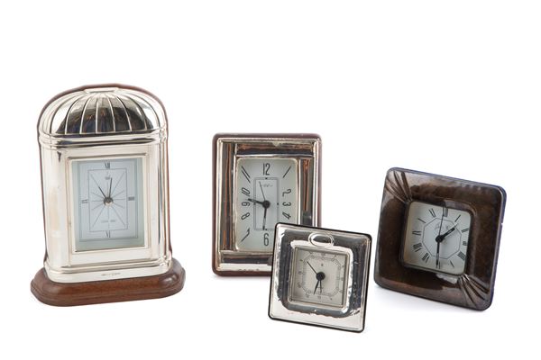 Four silver foil watches