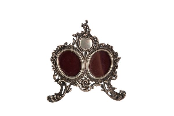 Silver photo frame