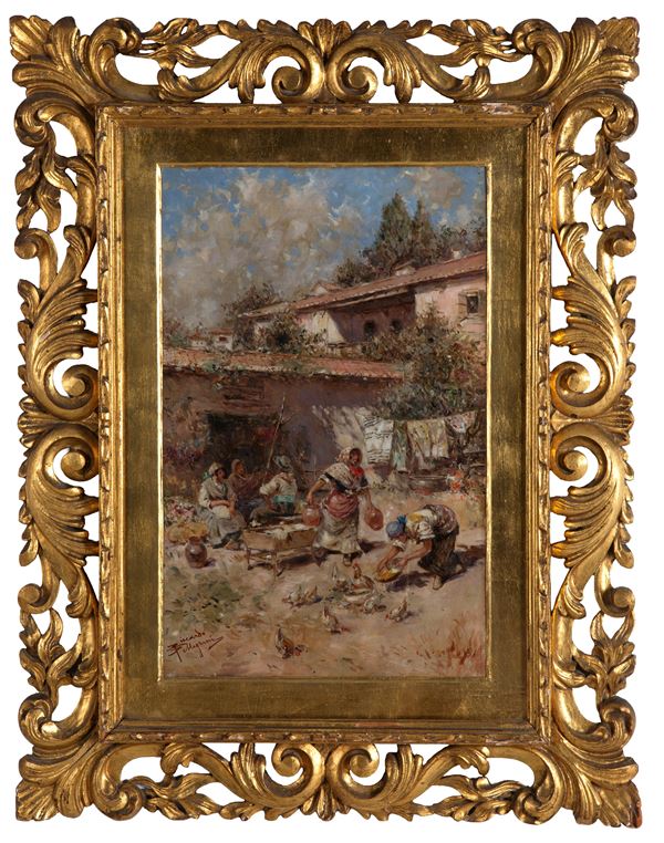 RICCARDO PELLEGRINI - Painting "MEAL TIME"