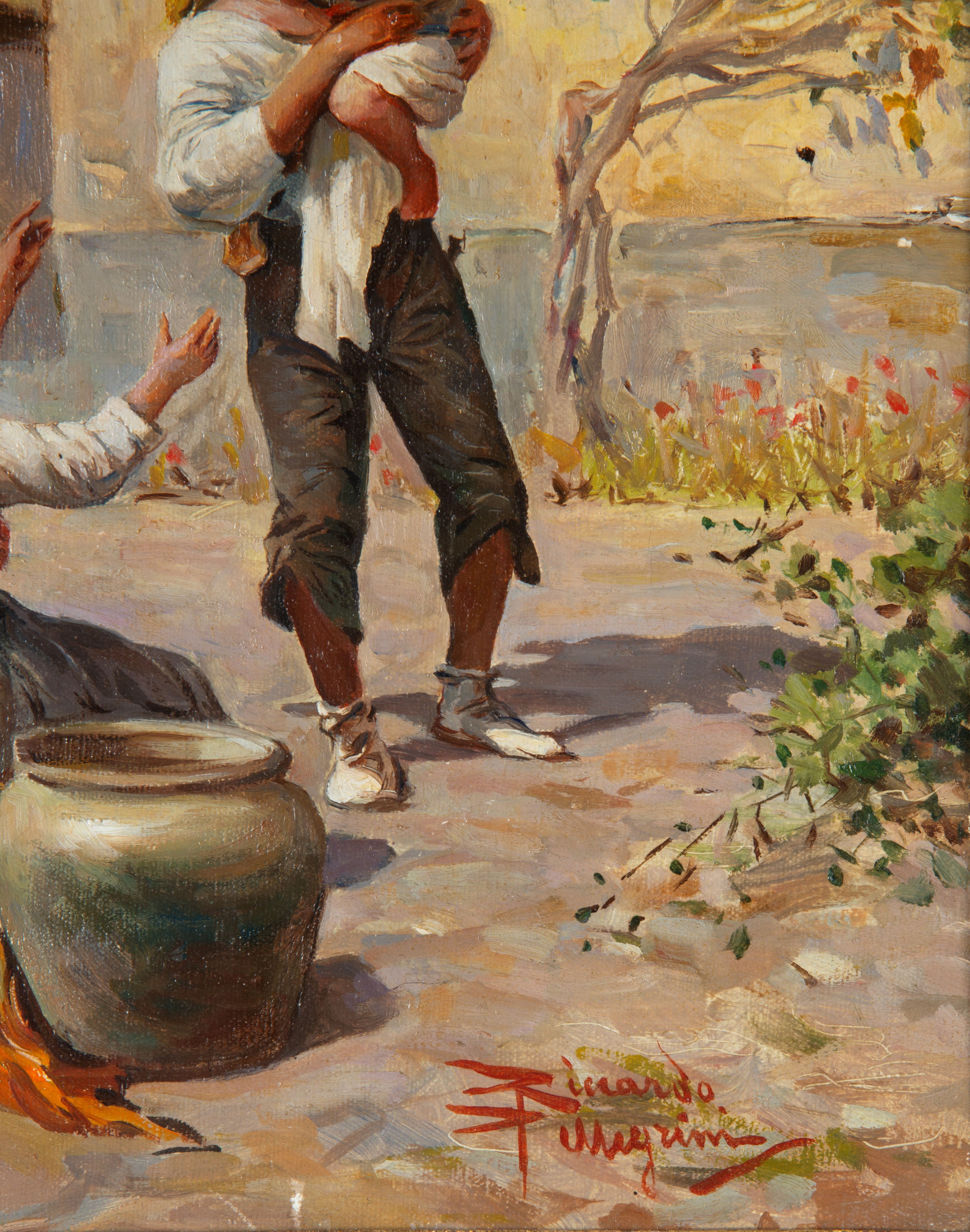 Riccardo Pellegrini - Scena di vita familiare