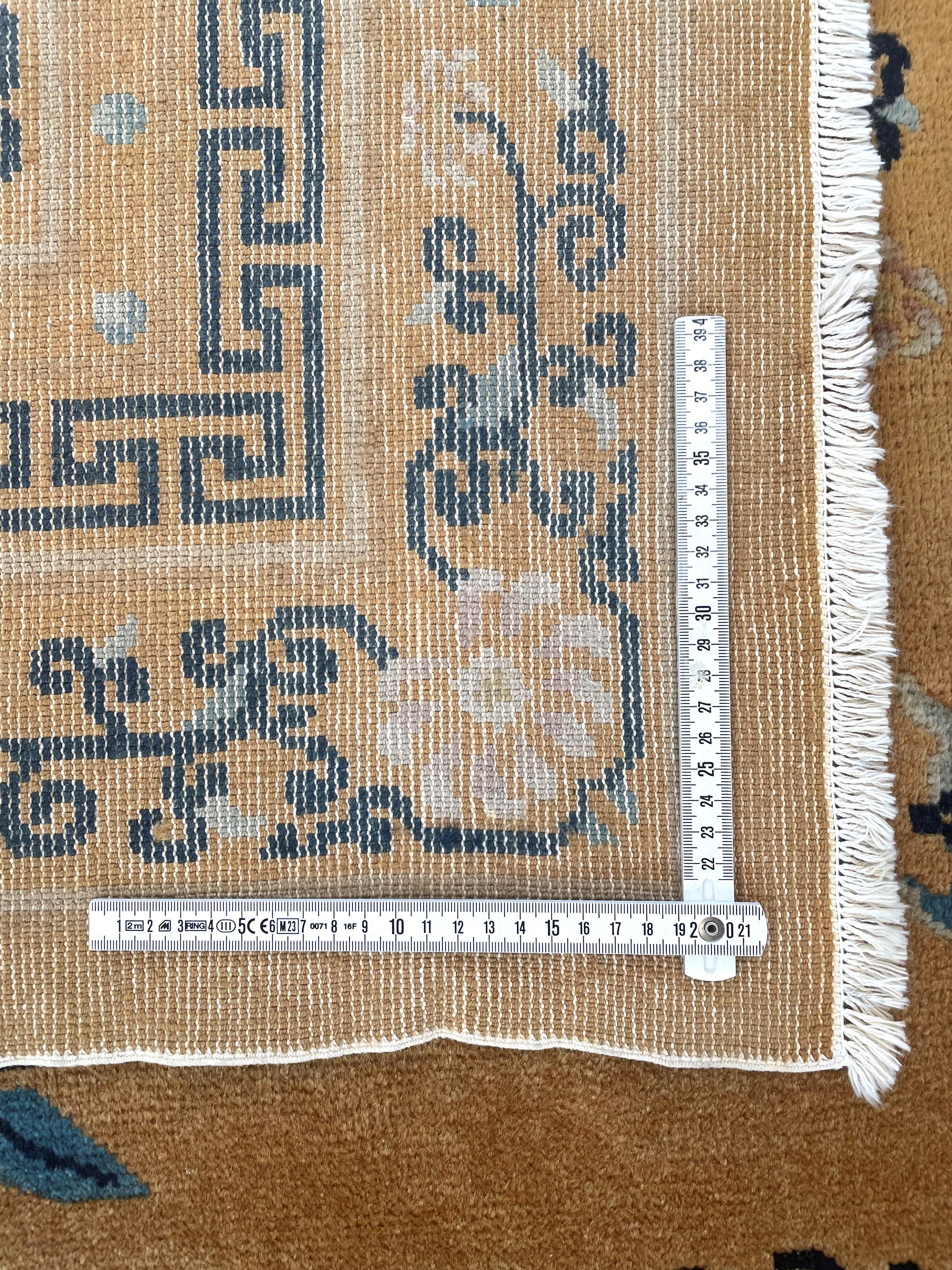 Tappeto Ningxia, lana extra fine (serica), Cina, inizio XX secolo