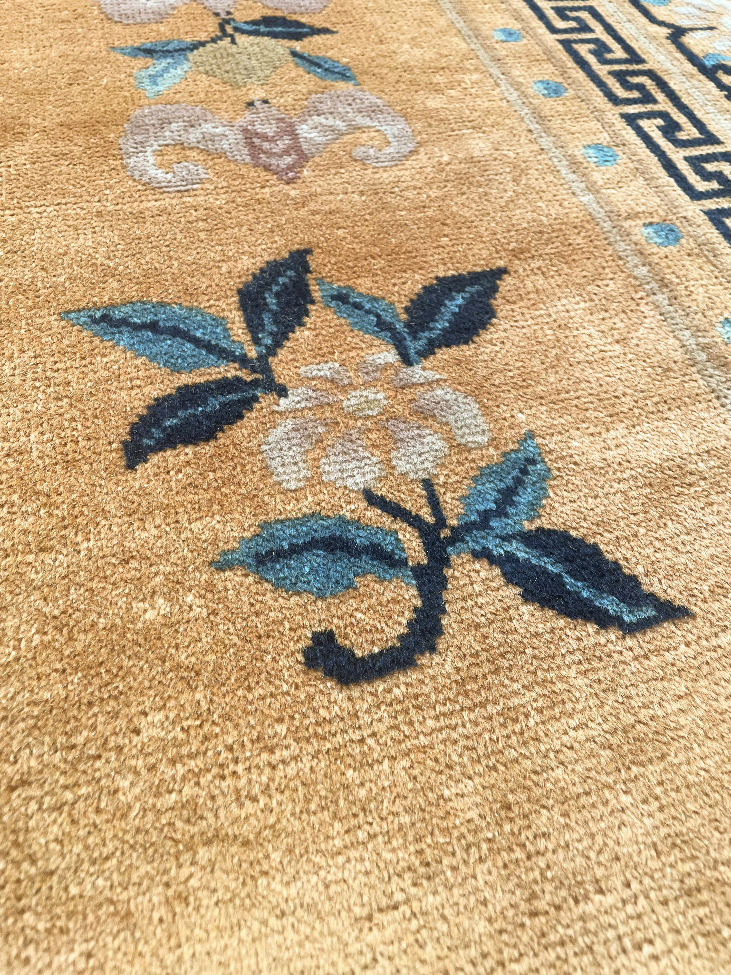 Tappeto Ningxia, lana extra fine (serica), Cina, inizio XX secolo