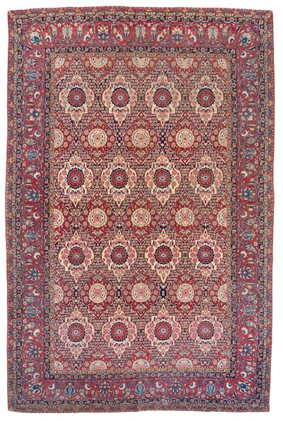 Tappeto Kashan Dabir, Persia, circa 1900