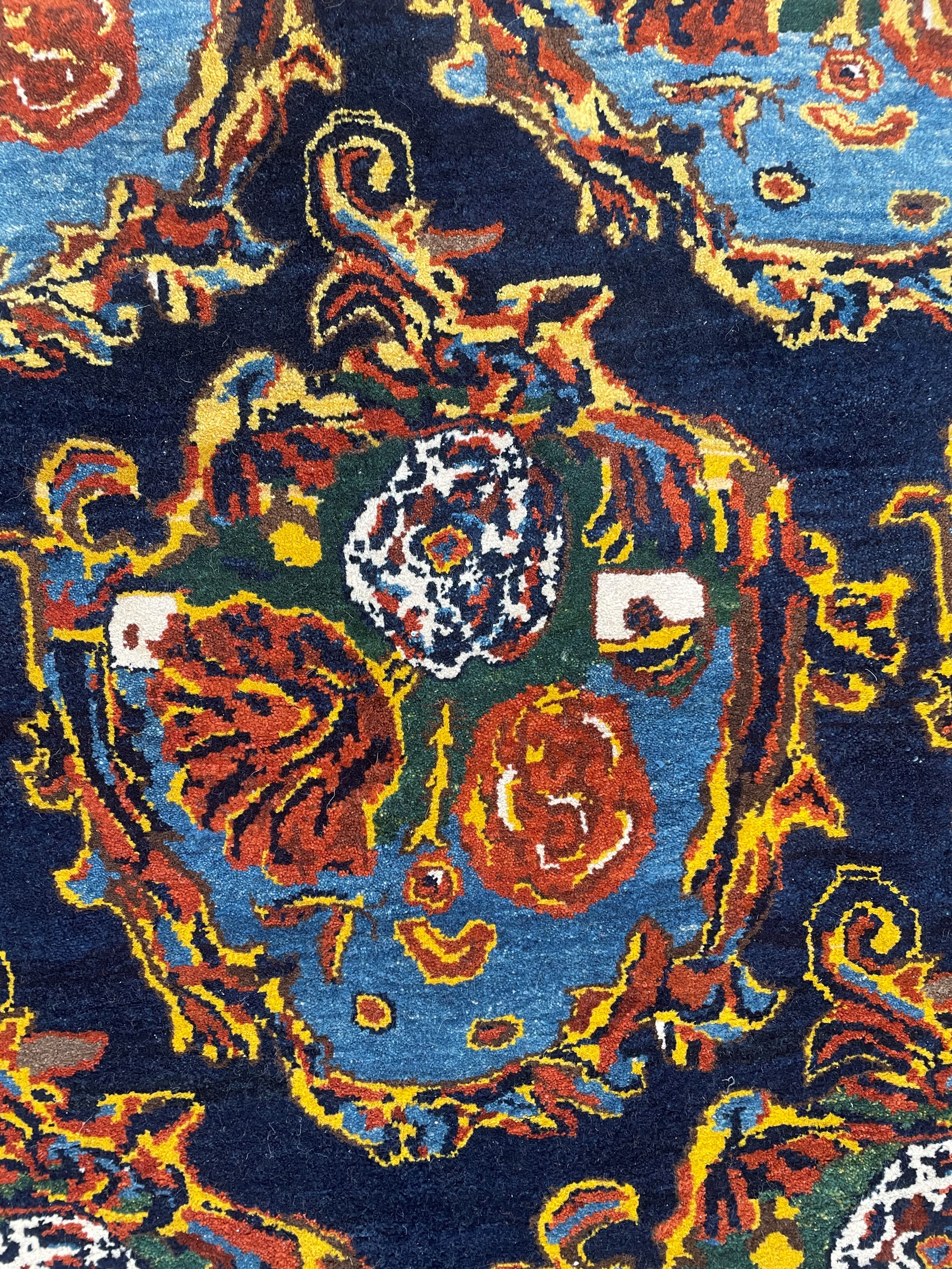 Tappeto Bidjar, disegno «Gol Farang», Persia, seconda metà del XX secolo