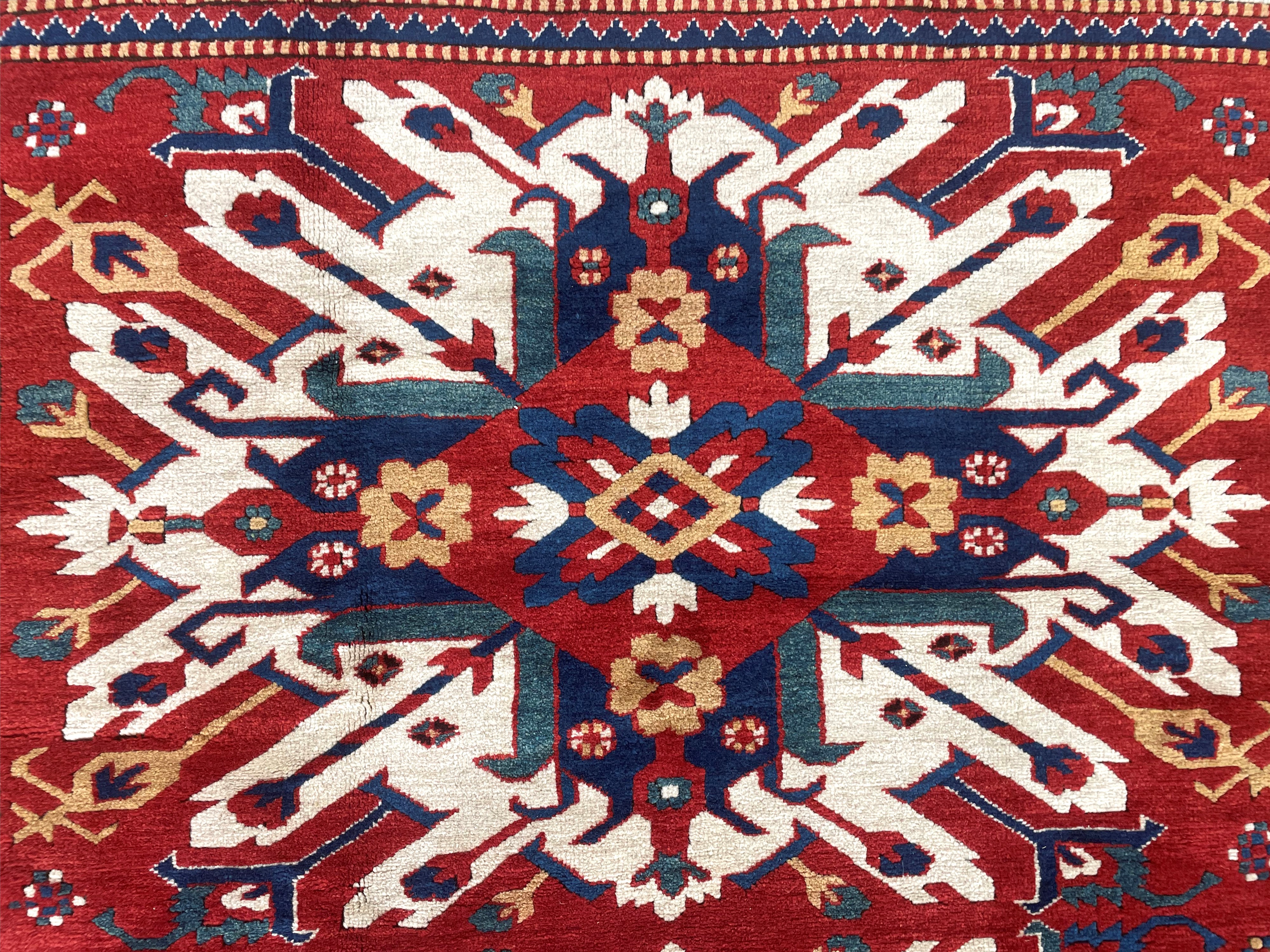 Tappeto Kazak Hadler, disegno Hadler, Turchia, seconda metà XX secolo