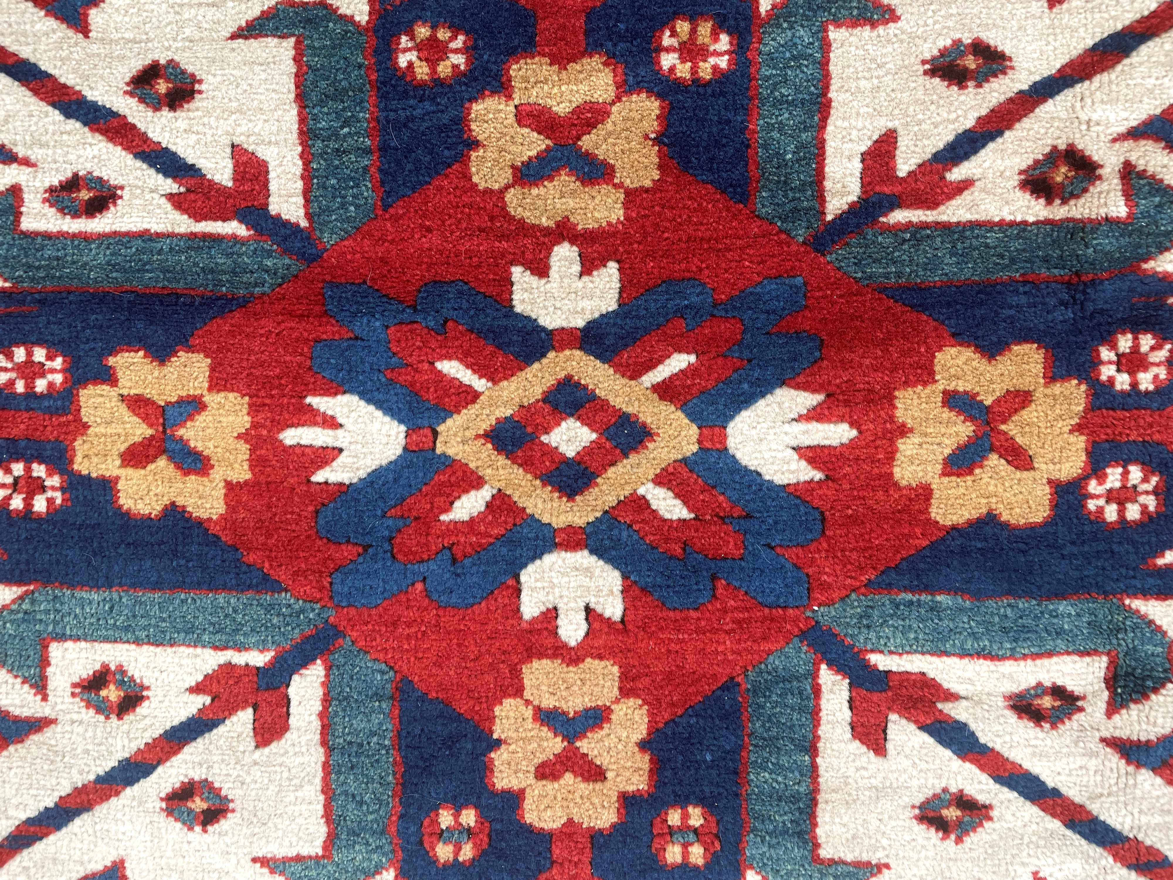 Tappeto Kazak Hadler, disegno Hadler, Turchia, seconda metà XX secolo