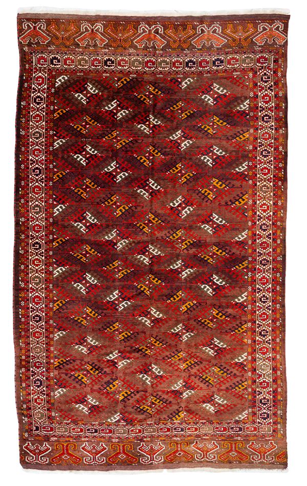 Yomut main carpet. West Turkestan