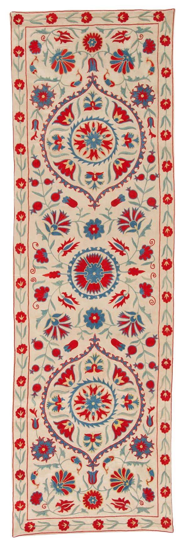 Embroidery Silk Suzani. Uzbekistan