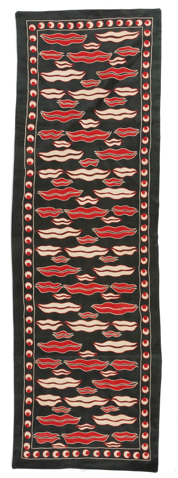 Embroidery silk Suzani. Uzbekistan