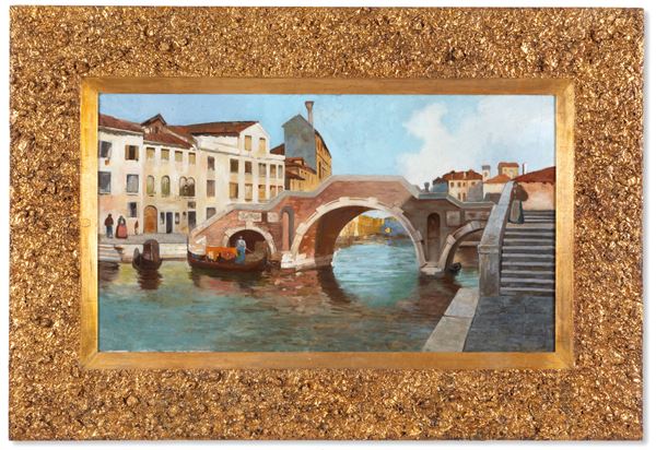 Painting "THE BRIDGE OF THE THREE ARCHES, VENICE"