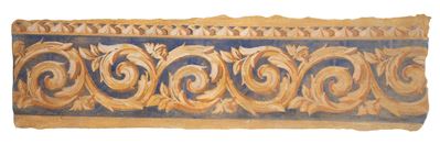 Pannello decorativo in cemento, fine XIX - inizi XX secolo