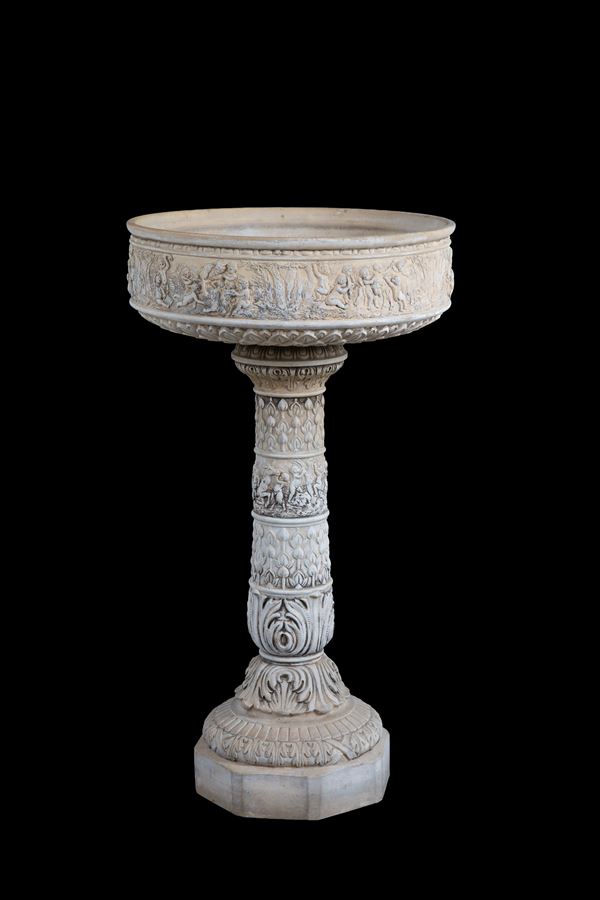 Column with basin 