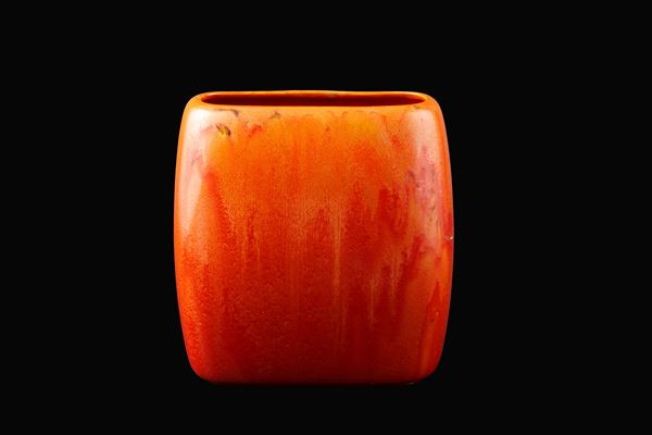 GUIDO ANDLOVITZ - Orange vase for LAVENIA