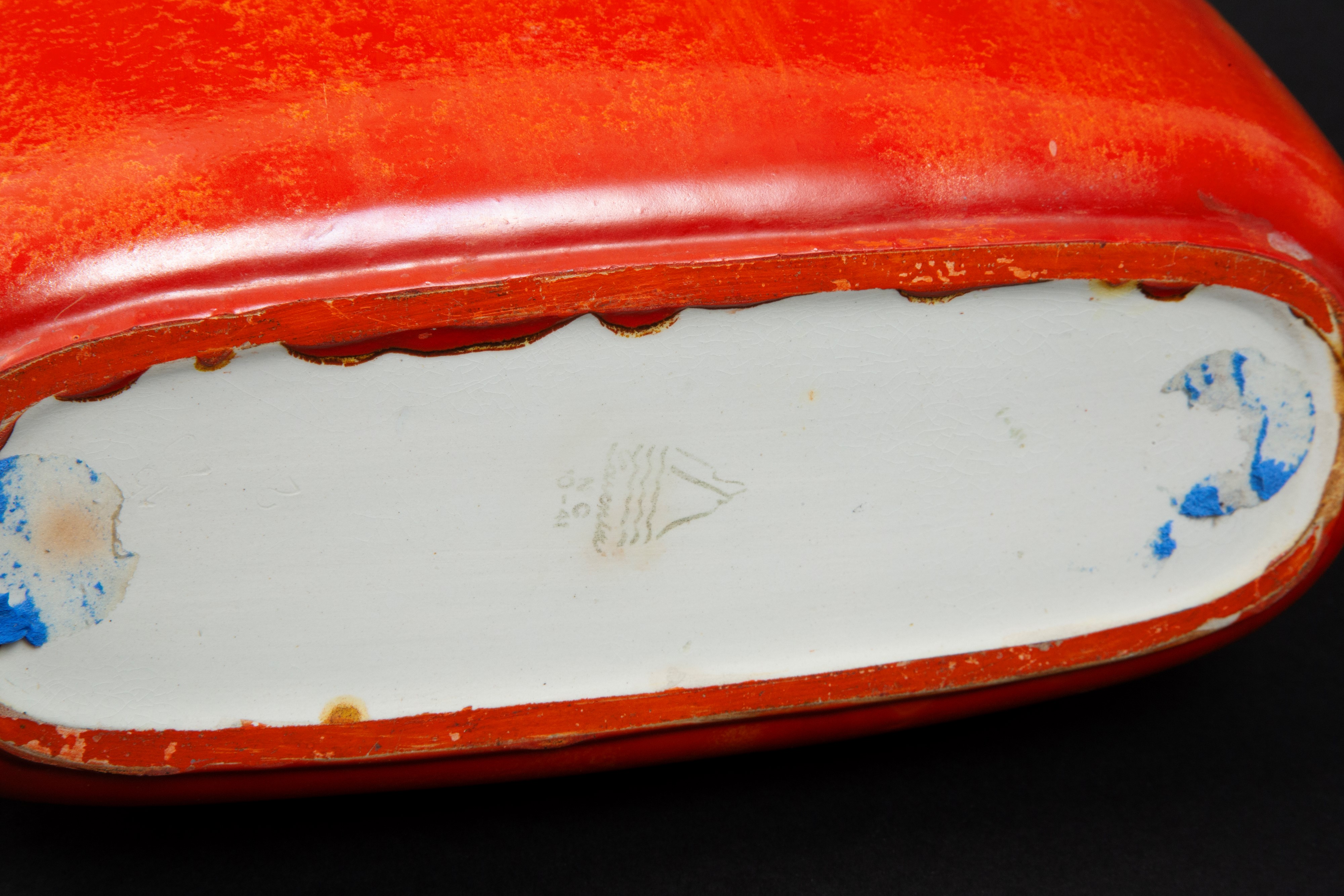 Guido Andlovitz - Vaso arancione LAVENIA in ceramica