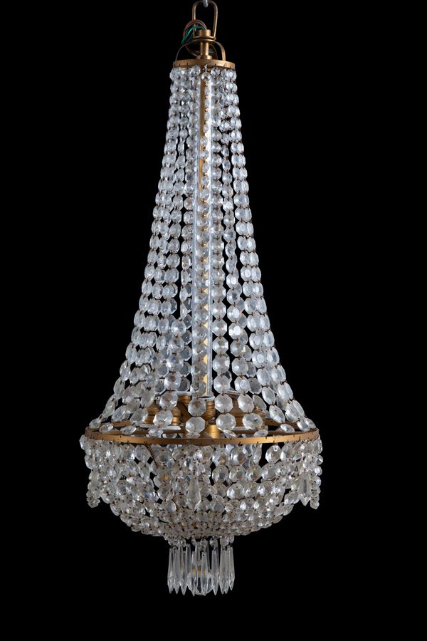 Hot air balloon chandelier