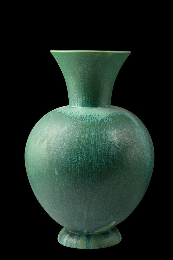 GUIDO ANDLOVITZ - Green vase for LAVENIA
