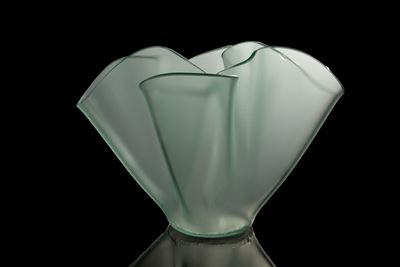 Vaso fazzoletto in vetro