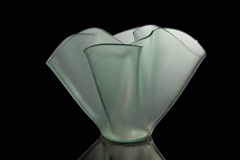 Giorgio Berlini - Vaso fazzoletto in vetro
