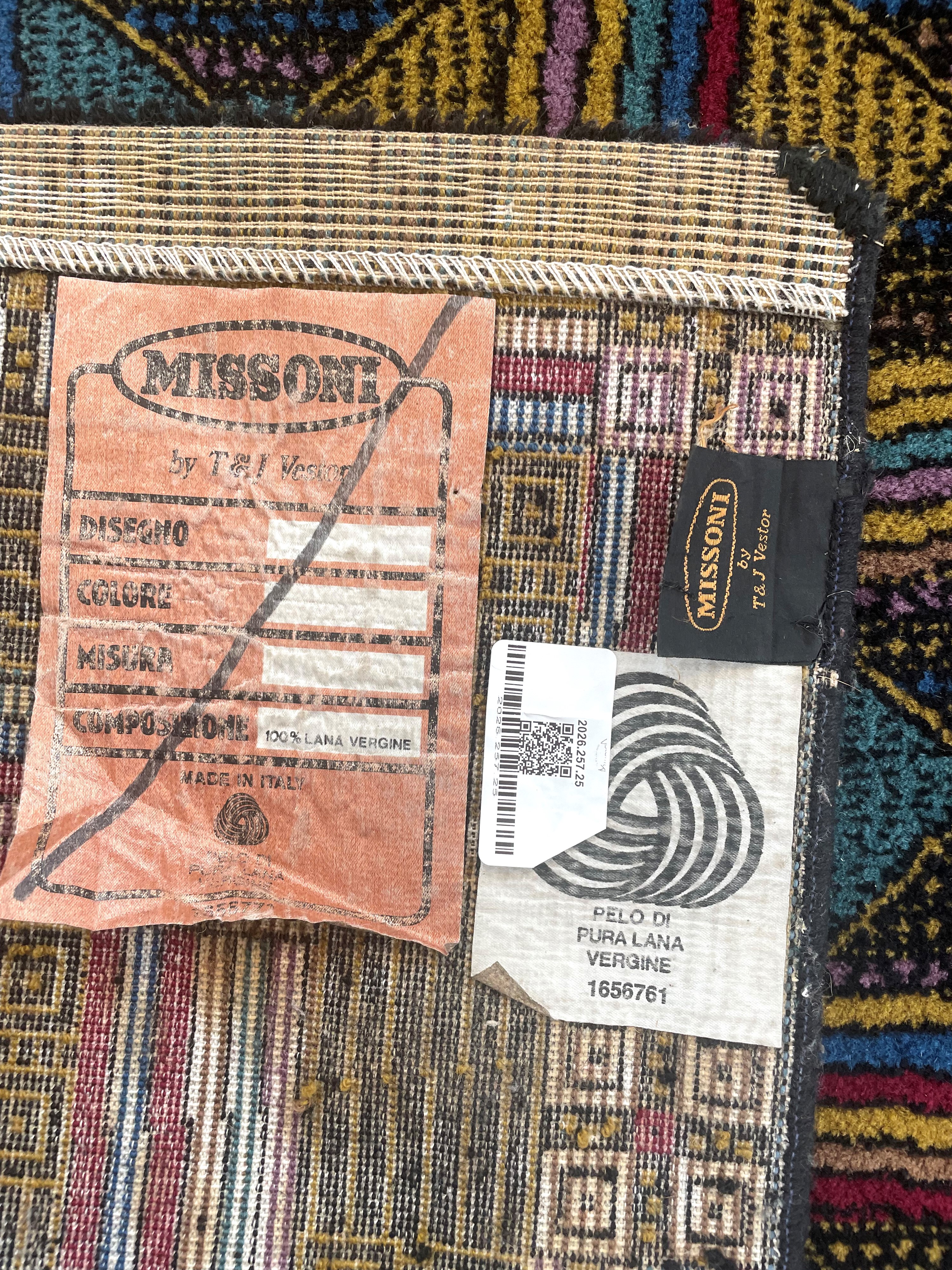 Tappeto Missoni, circa 1970-1980